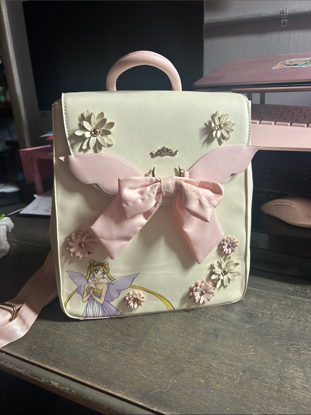 Sailor Moon Neo Queen Serenity Ribbon Floral Rucksack exclusive to BoxLunch